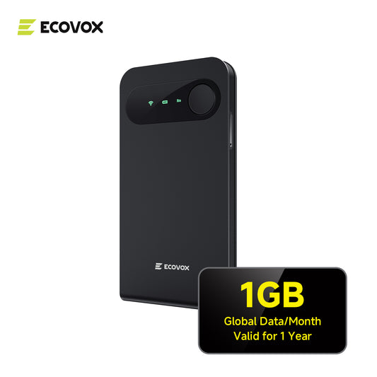 Ecovox 2026 upgraded portable mini WIFI hotspot,high-speed 4G date,global coverage, tri-band car/RV/travel Wifi router